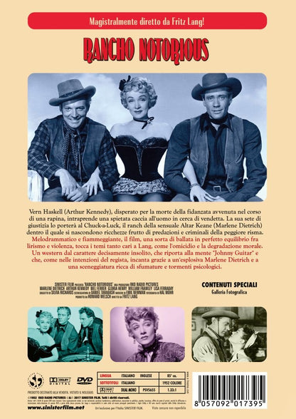 rancho notorious DVD Italian Import