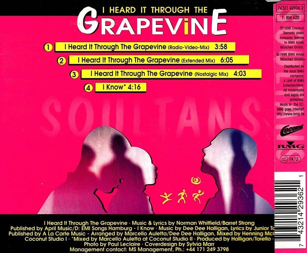 I heard it through the grapevine