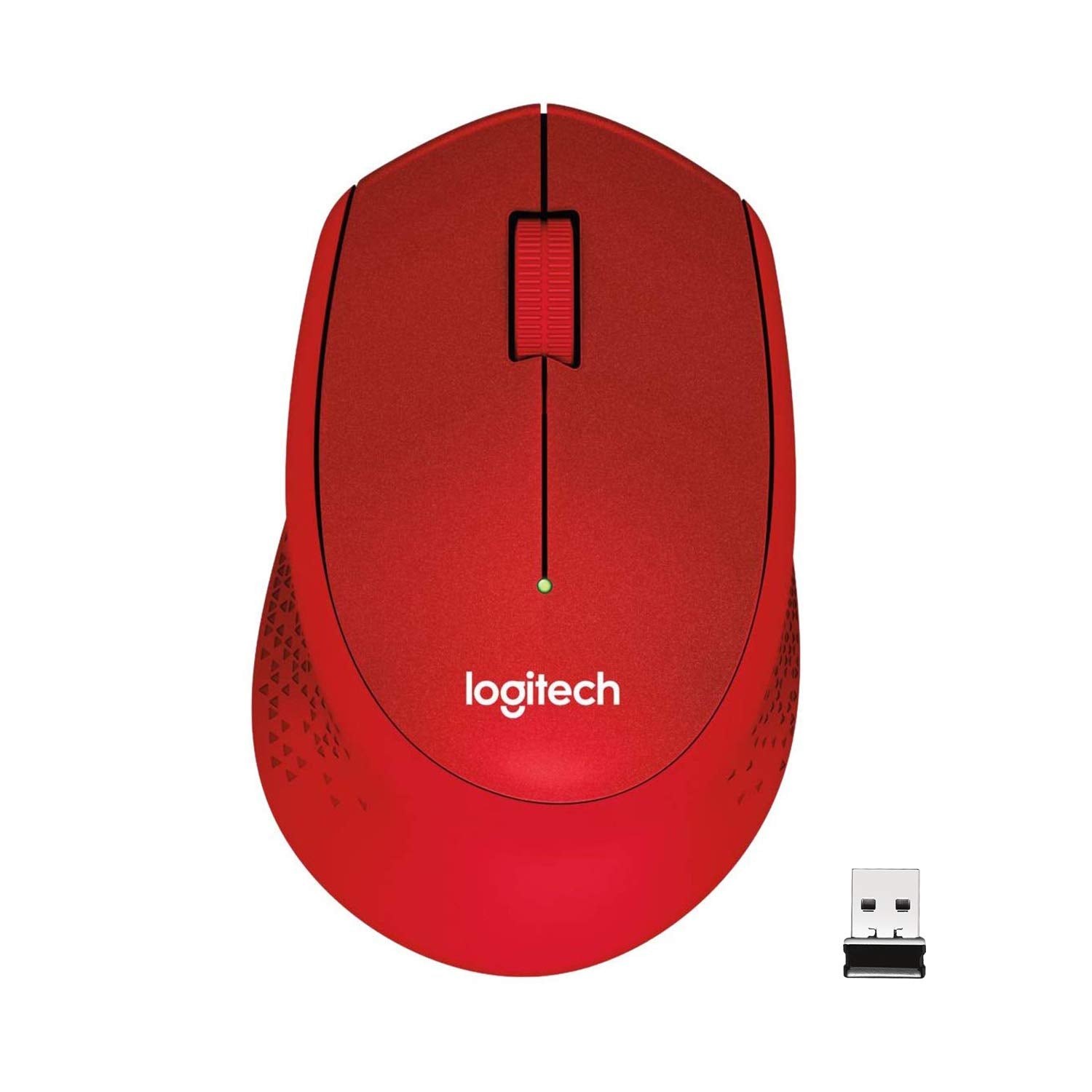 Logitech M330 SILENT PLUS Wireless Mouse, 2.4GHz with USB Nano Receiver, 1000 DPI Optical Tracking, 2-year Battery Life, Compatible with PC, Mac, Laptop, Chromebook