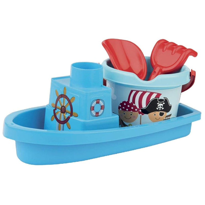 Siva Toys Siva Toys227845 3 Pieces Boat Beach Set, 33 cm, Multicoloured