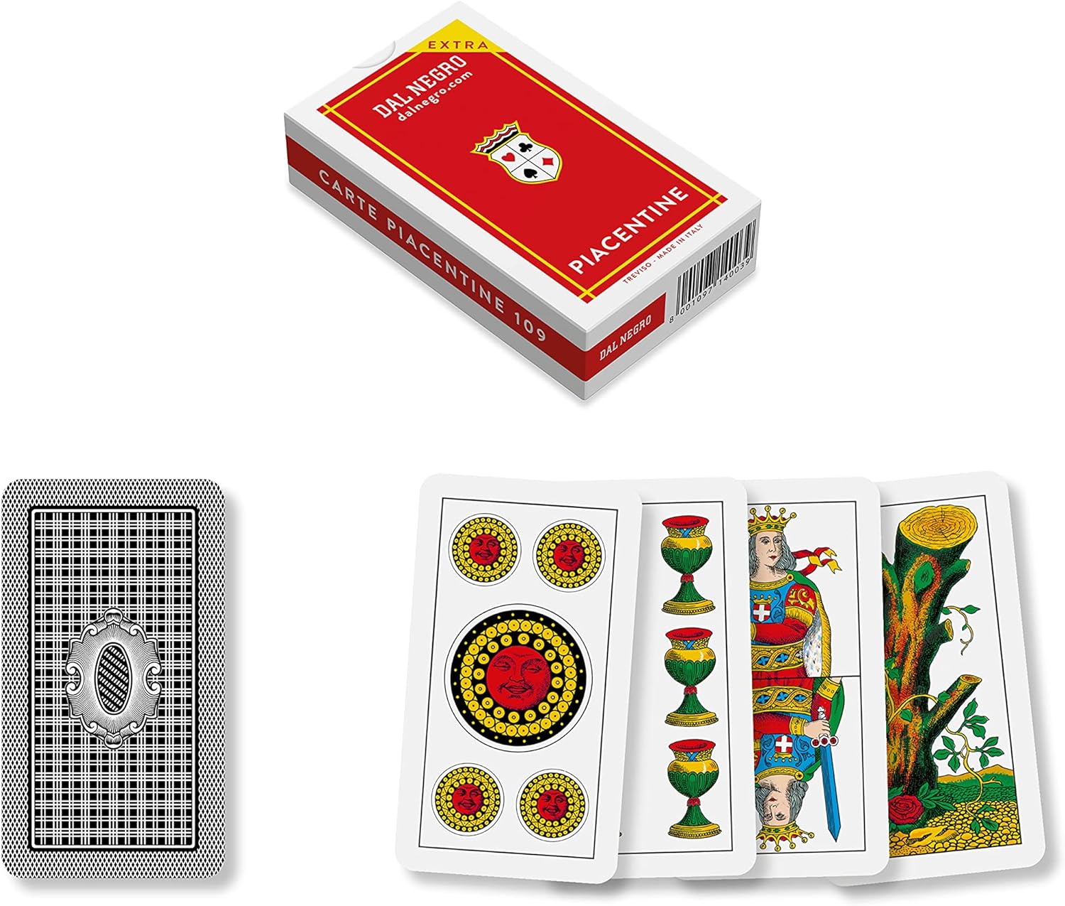 Dal Piacentine 014003 Regional Card Game 40 Cards 350 g