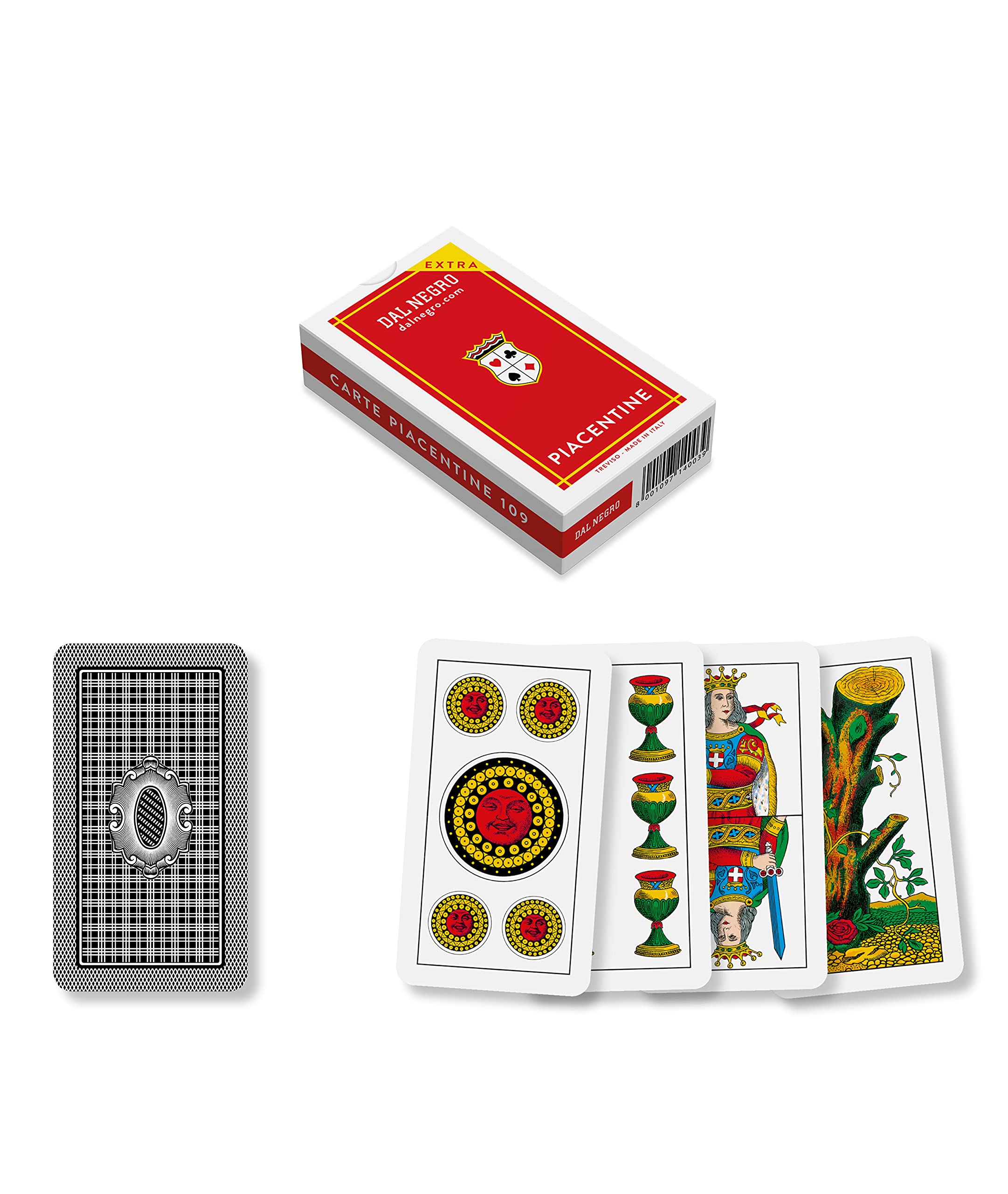 Dal Piacentine 014003 Regional Card Game 40 Cards 350 g