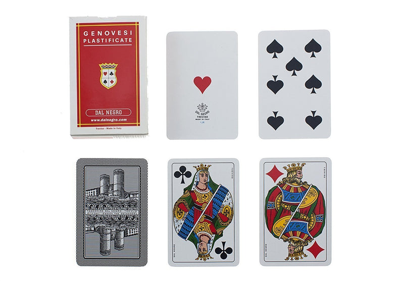 Dal 4282 Regional Italian Genoese Cards of 40 N.35, Plastic