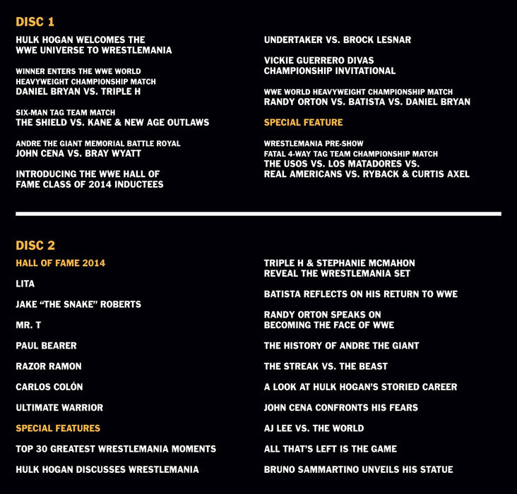 WWE: WrestleMania 30