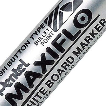 Pentel Maxiflo Drywipe Marker Pen - Green, Box of 12