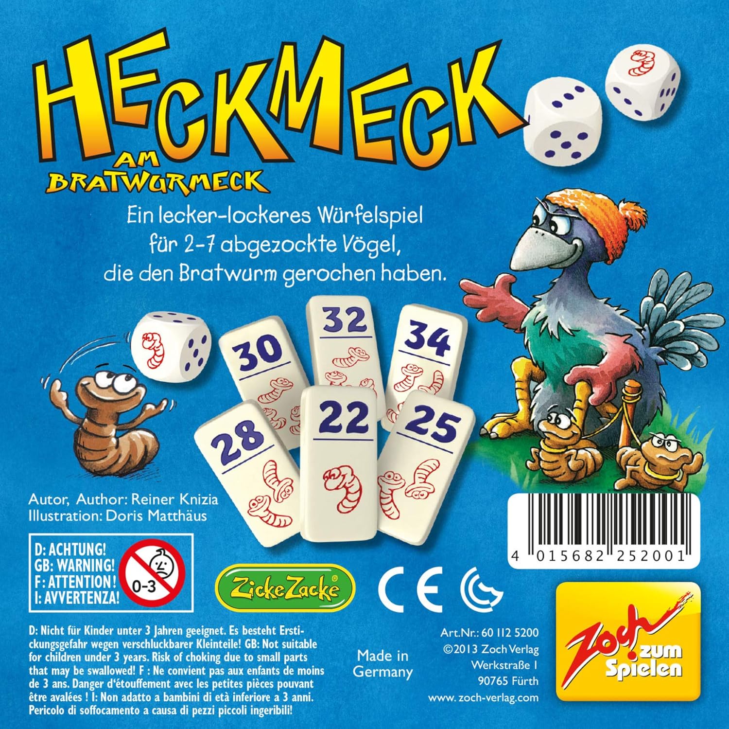 Zoch 601125200 "Heckmeck am Bratwurmeck Game