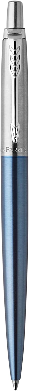 Parker Jotter Ballpoint Pen | Waterloo Blue | Medium Point Blue Ink | Gift Box