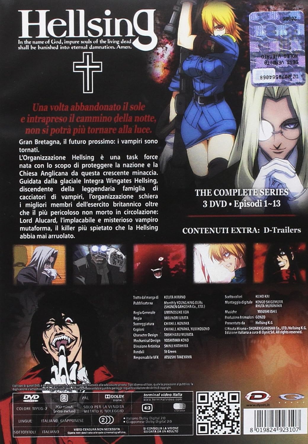 Hellsing-The Complete Series (Eps 01-13) (3 DVD)