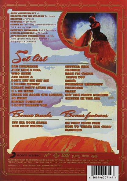 Pink's Funhouse Tour: Live In Australia