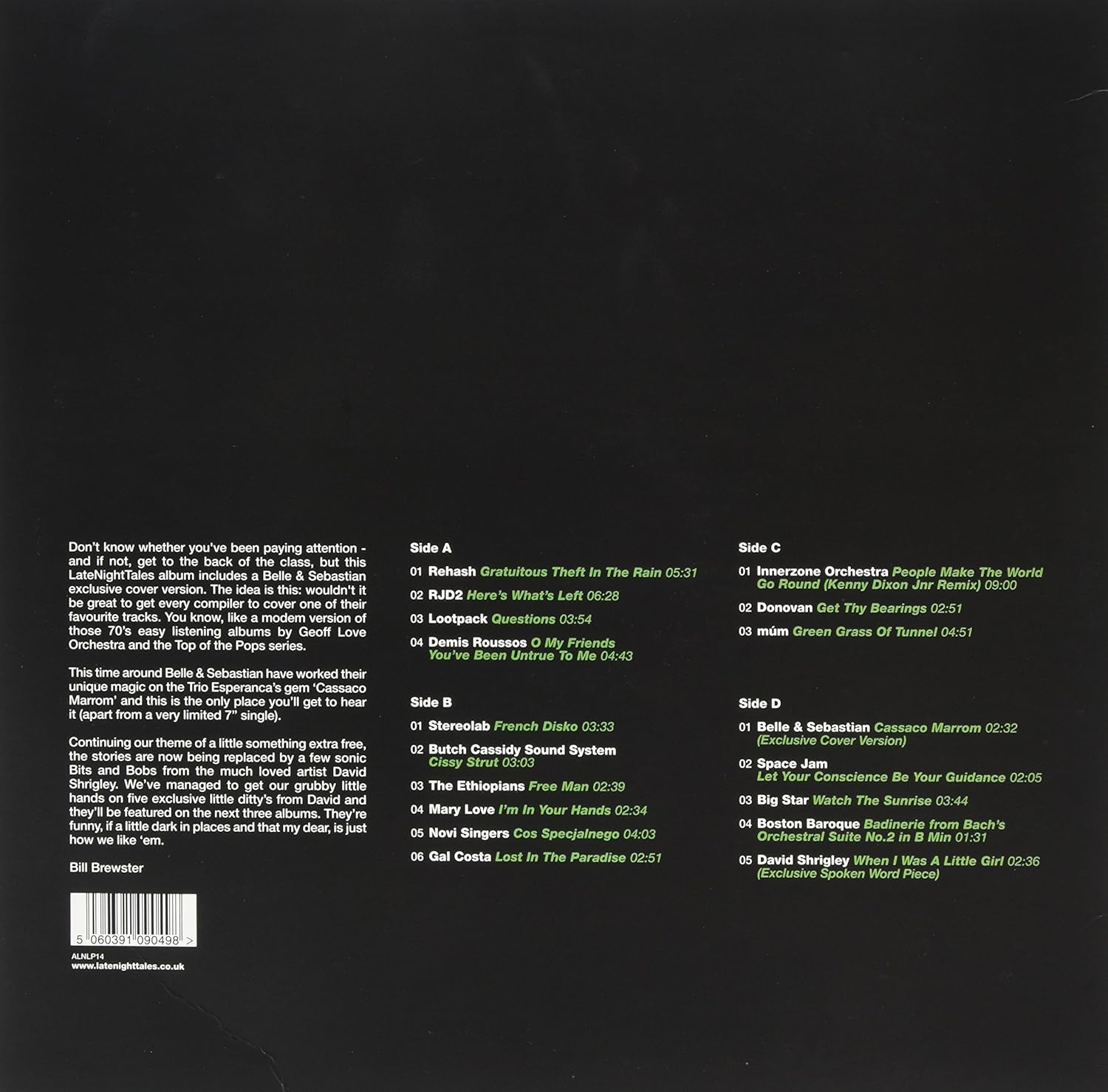 Late Night Tales - Belle And Sebastian