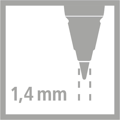 STABILO 5 x Zahnbürstenhülle 6 Minen HB für Easyergo 1.4