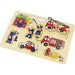Goki 57907 Fire Brigade, Lift-Out Puzzle, Multicolor, Medium