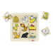 GOKI- Puzzles de maderaPuzzles de maderaGOKIJuego ¿Dónde Vive Cada animalito, Multicolor (1