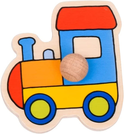 Goki- Puzzles de Madera Encaje Viaje, Basic, Multicolor (57547