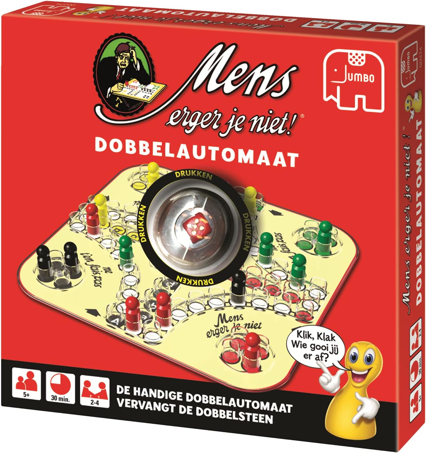 Jumbo - Mens Erger Je Niet! Dobbelautomaat - 00374