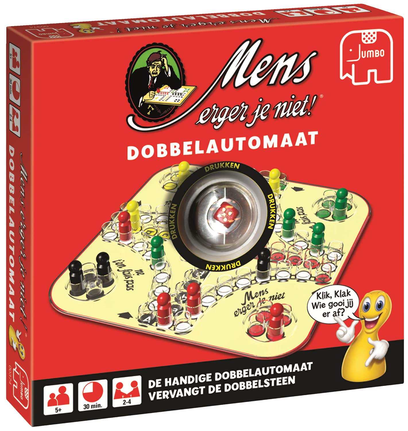 Jumbo - Mens Erger Je Niet! Dobbelautomaat - 00374