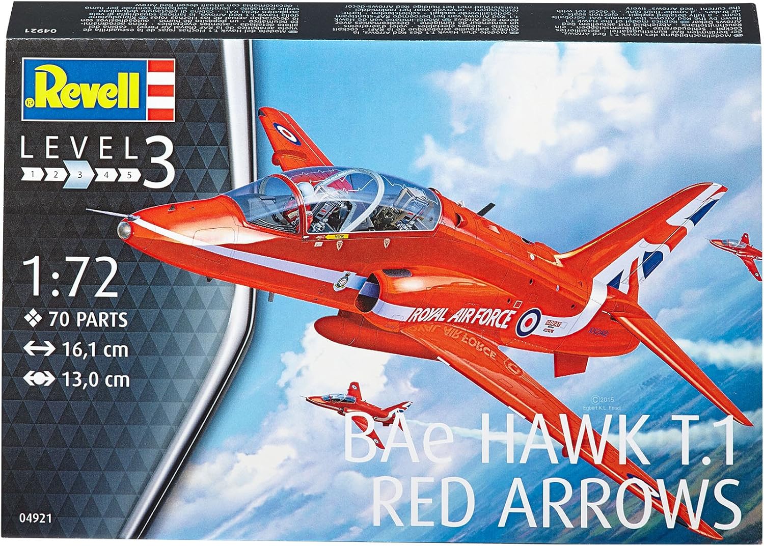 Revell 04921 BAe Hawk T.1 "Red Arrows" 1:72 Scale Unbuilt/Unpainted Plastic Model Kit