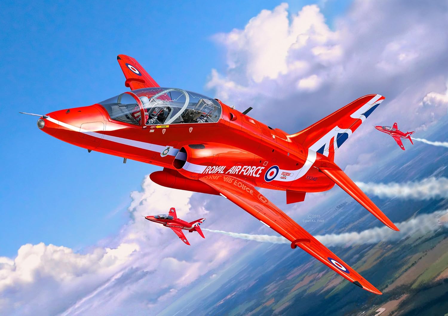 Revell 04921 BAe Hawk T.1 "Red Arrows" 1:72 Scale Unbuilt/Unpainted Plastic Model Kit