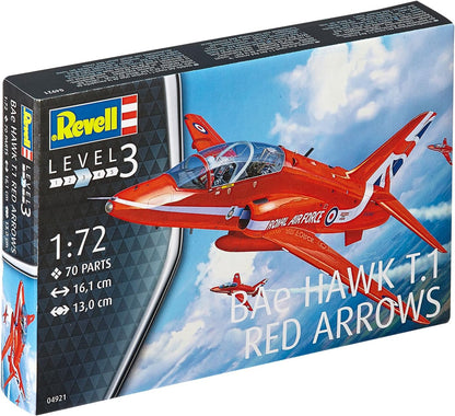 Revell 04921 BAe Hawk T.1 "Red Arrows" 1:72 Scale Unbuilt/Unpainted Plastic Model Kit