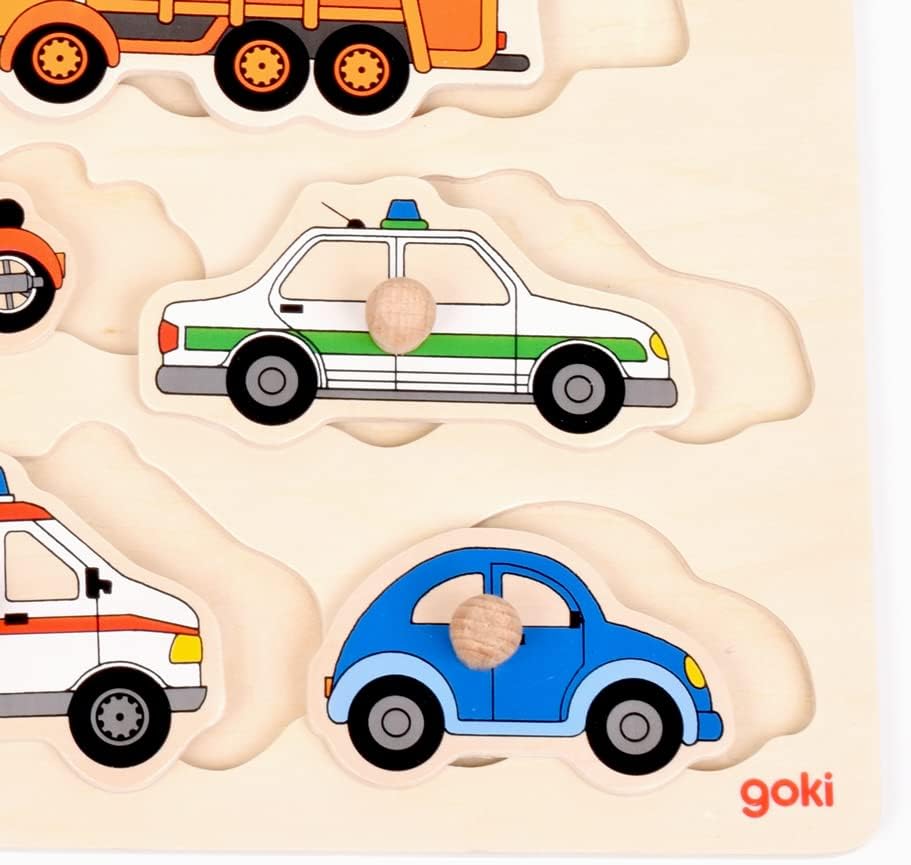 Goki Plug Transportation Puzzle (8 Piece