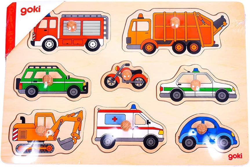 Goki Plug Transportation Puzzle (8 Piece
