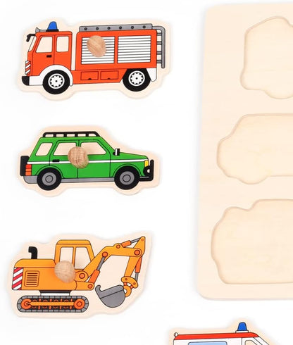 Goki Plug Transportation Puzzle (8 Piece