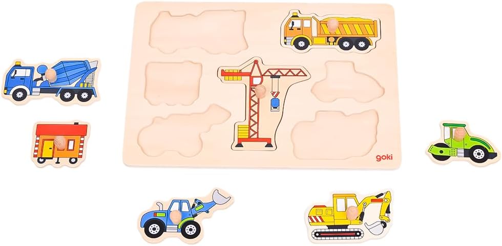 Goki Plug Transportation Puzzle (8 Piece