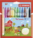 Felt Tip Pen - STABILO Trio Jumbo - Wallet of 12 - Assorted Colours
