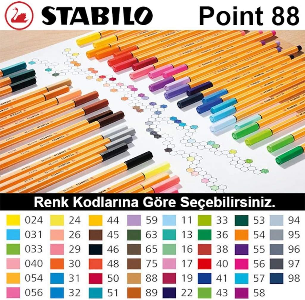 STABILO Fineliner - point 88 - Pack of 1