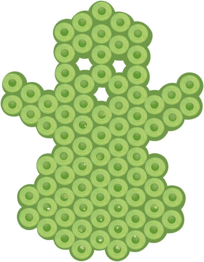 Hama - 3414 - Loisirs Créatifs - Boîte 1500 Perles à Repasser + 3 Plaques - Taille Midi - Phosphorescent