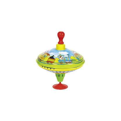 GOKI- Juegos de Viaje y de bolsilloNovedades en peonzasGOKIPeonza zumbadora con Mango de Madera, Multicolor (1