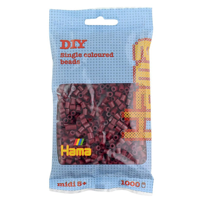Hama Beads - Burgundy (1000 Midi Beads