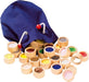 goki- Juego de Memoria táctil en Bolsa de algodón, Multicolor (59004