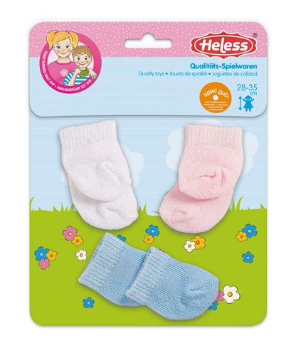 Heless 773Heless sokken voor kleine pop (3 paar