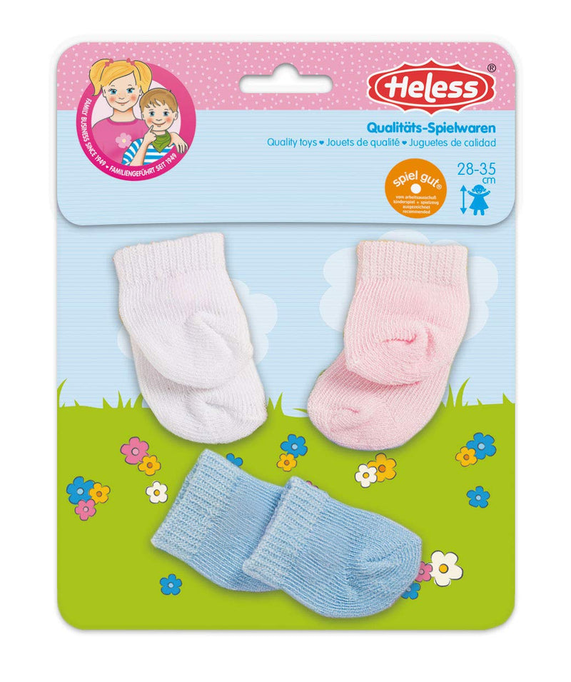 Heless 773Heless sokken voor kleine pop (3 paar