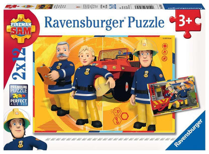 Ravensburger 07584 3 "Fireman Sam Puzzle (24-Piece) Sam En Intervention