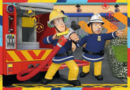 Ravensburger 07584 3 "Fireman Sam Puzzle (24-Piece) Sam En Intervention
