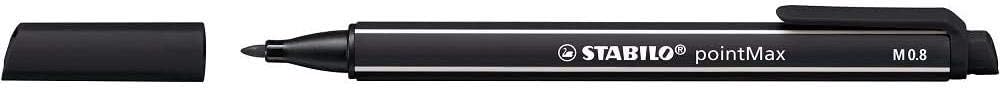 STABILO pointMax Felt Tip Pen, Black