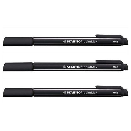 STABILO pointMax Felt Tip Pen, Black