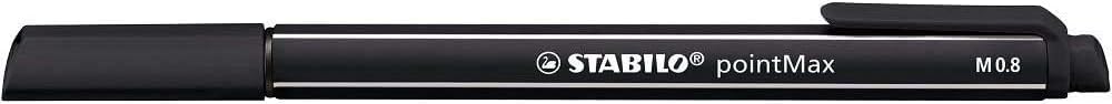 STABILO pointMax Felt Tip Pen, Black