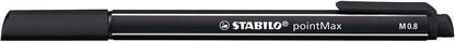 STABILO pointMax Felt Tip Pen, Black