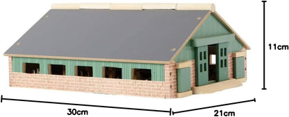 Kids Globe 0492 Cow Hutch Claas Farm Shed, 1:87