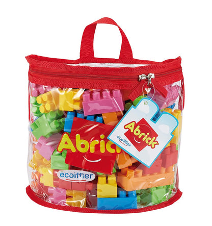 Ecoiffier Abrick 846 Set of 100 Building Blocks in a Semi-Circular Bag
