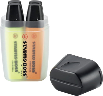 STABILO Highlighter BOSS ORIGINAL - Big Box of 4 - Assorted Colours