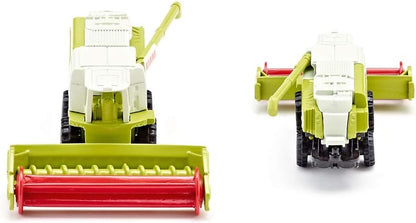 siku 1476, Claas Combine Harvester, Metal/Plastic, Green, Movable winch, Pivoting discharge pipe