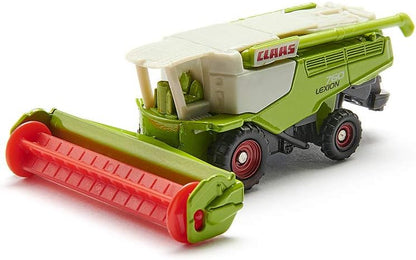 siku 1476, Claas Combine Harvester, Metal/Plastic, Green, Movable winch, Pivoting discharge pipe