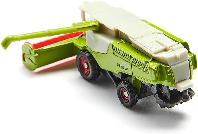 siku 1476, Claas Combine Harvester, Metal/Plastic, Green, Movable winch, Pivoting discharge pipe