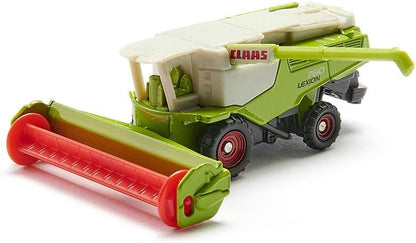 siku 1476, Claas Combine Harvester, Metal/Plastic, Green, Movable winch, Pivoting discharge pipe