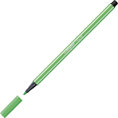 Stabilo Pen 68 Felt-Tip Pen Medium Tip Esmeralda claro