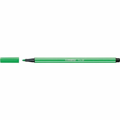 Stabilo Pen 68 Felt-Tip Pen Medium Tip Esmeralda claro